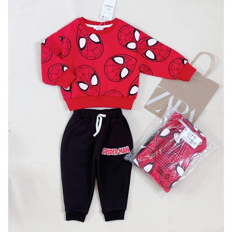 SET NỈ SPIDER MAN SIÊU NHÂN NHỆN ĐỎ