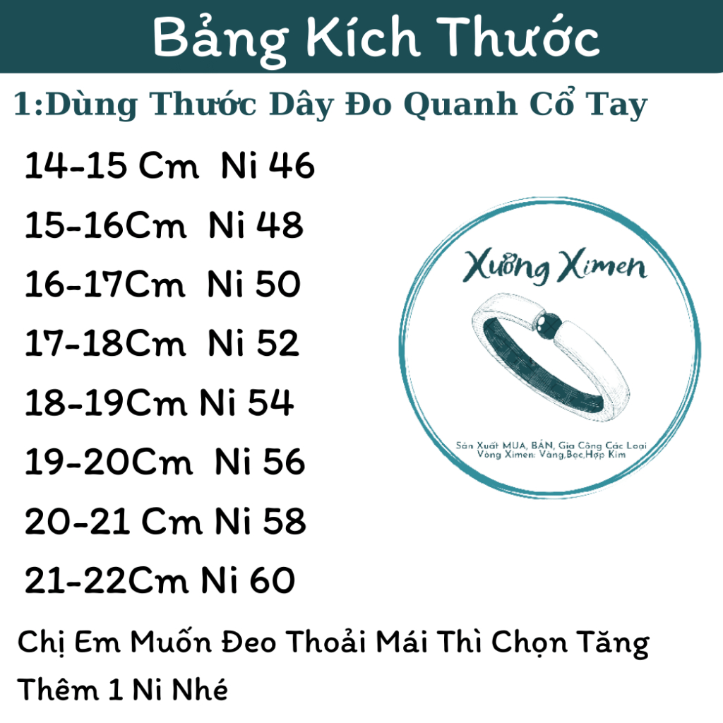 Bộ 7 Vòng Ximen Đồng Vàng Mẫu Trơn 18k Cao Cấp Bảng 4L Có Khóa Lưỡi Gà Màu Vàng 18k Hàng Cao Cấp Xưởng Ximen