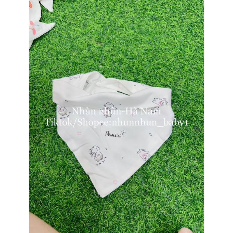 Khăn tam giác/Yếm tam giác vải sợi tre Avaler