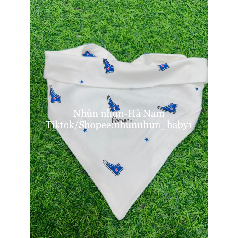 Khăn tam giác/Yếm tam giác vải sợi tre Avaler