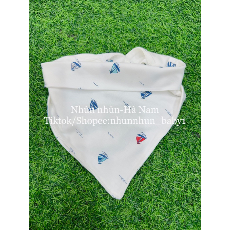 Khăn tam giác/Yếm tam giác vải sợi tre Avaler