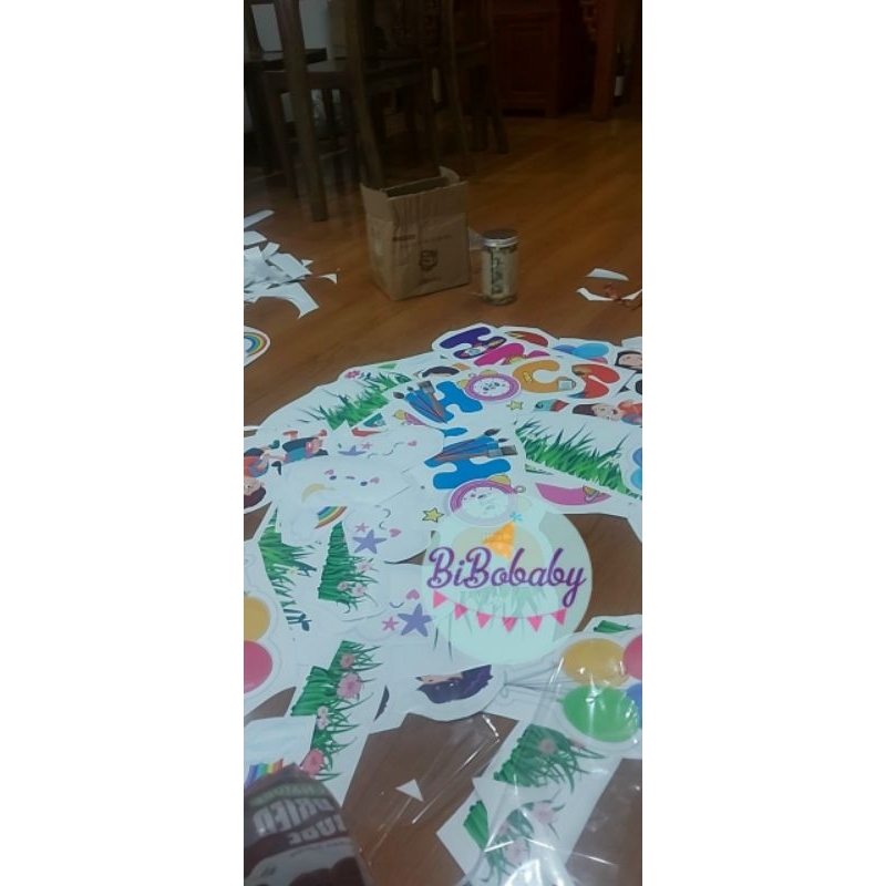 Sét trang trí dán bảng chào năm học mới, họp phụ huynh, vui tết trung thu, 20/11  - BiBo baby