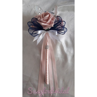 Ruy băng lụa satin 1cm - Cuộn 25 Yards/Cuộn