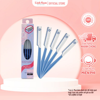 Bộ 5 dao cạo lông mày, lông mặt cho nữ kai nhật bản