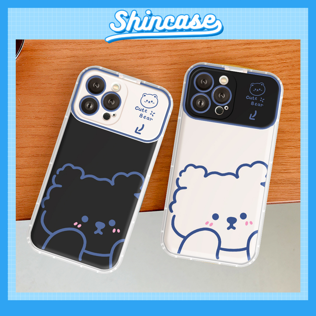 Ốp lưng iphone Nắp Tráng Gương Line Bear 6/6plus/6s/6splus/7/7plus/8/8plus/x/xs/11/12/13/14/pro/max/promax/plus