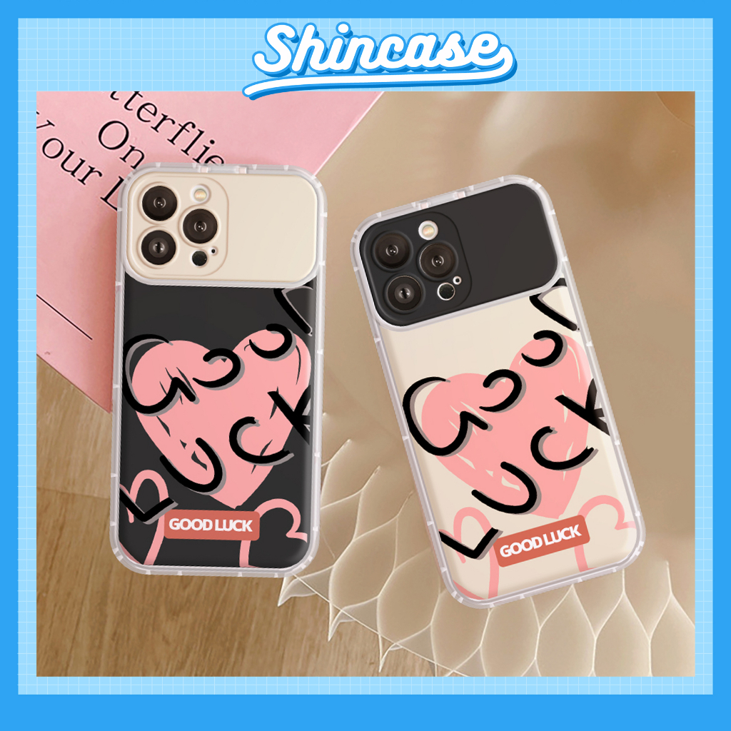Ốp lưng iphone Nắp Tráng Gương Good Luck 6/6plus/6s/6splus/7/7plus/8/8plus/x/xs/11/12/13/14/pro/max/promax/plus