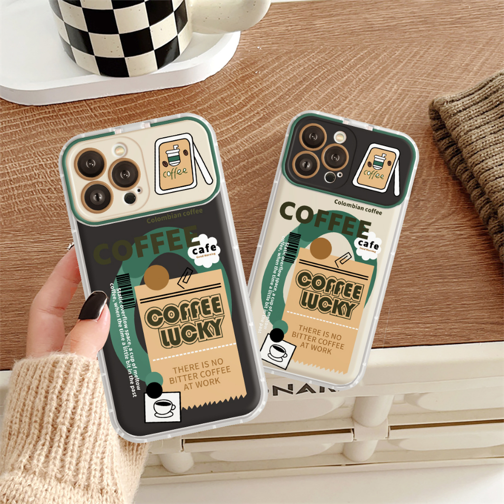 Ốp lưng iphone Nắp Tráng Gương Lucky Coffee 6/6plus/6s/6splus/7/7plus/8/8plus/x/xs/11/12/13/14/pro/max/promax/plus