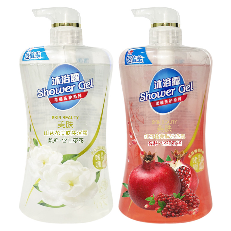 Sữa Tắm Hương Quả Lựu Đỏ Sữa Tắm Hương Hoa Trà Giúp Trẻ Hóa, Sáng Da, Dưỡng Ẩm, Lưu Hương Lâu Dung Tích Lớn 1Lit