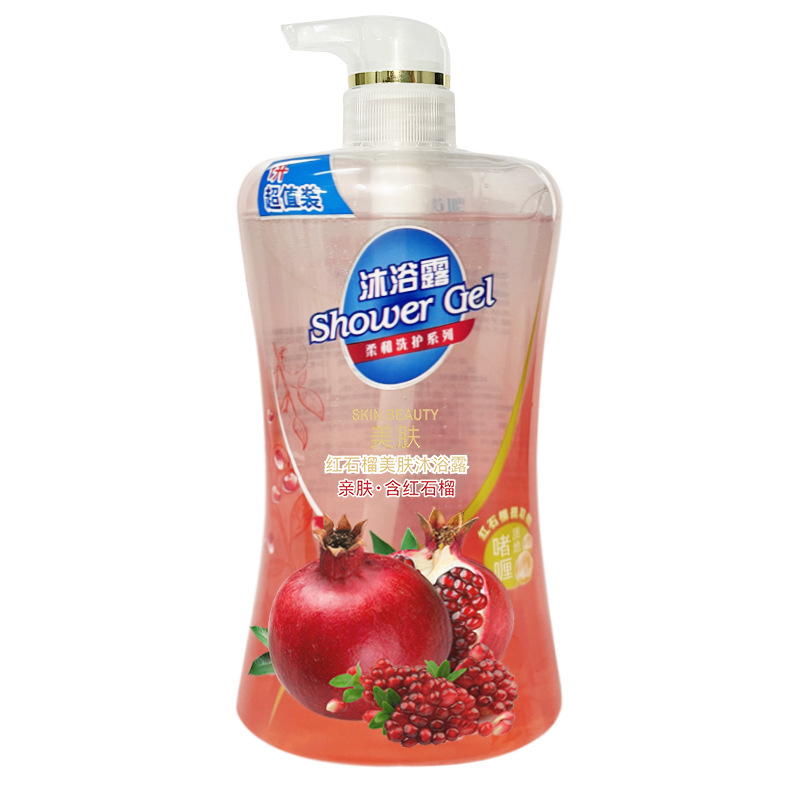 Sữa Tắm Hương Quả Lựu Đỏ Sữa Tắm Hương Hoa Trà Giúp Trẻ Hóa, Sáng Da, Dưỡng Ẩm, Lưu Hương Lâu Dung Tích Lớn 1Lit