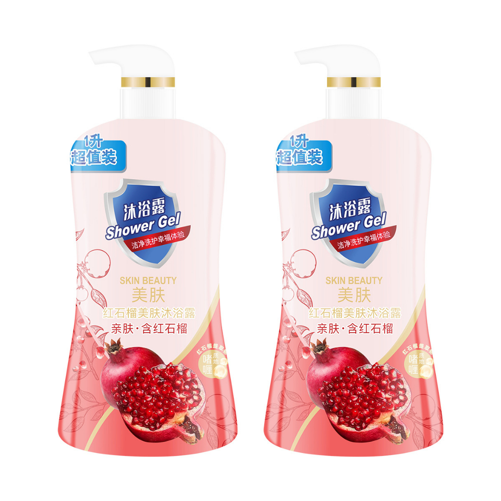 Sữa Tắm Hương Quả Lựu Đỏ Sữa Tắm Hương Hoa Trà Giúp Trẻ Hóa, Sáng Da, Dưỡng Ẩm, Lưu Hương Lâu Dung Tích Lớn 1Lit