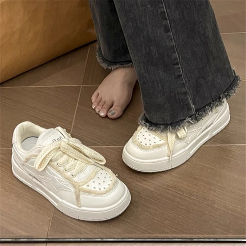 Giày thể thao nữ độn đế 5cm Safiya chất liệu da siêu đẹp phong cách thời trang cá tính mẫu mới , giày sneaker nữ