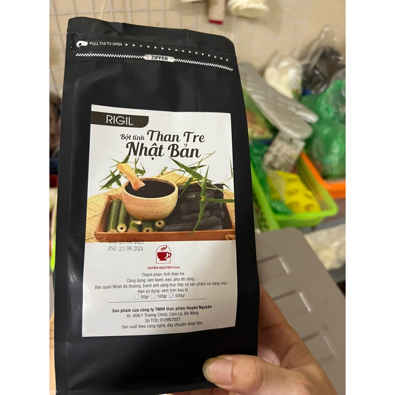 Bột tinh than tre Rigil gói 500