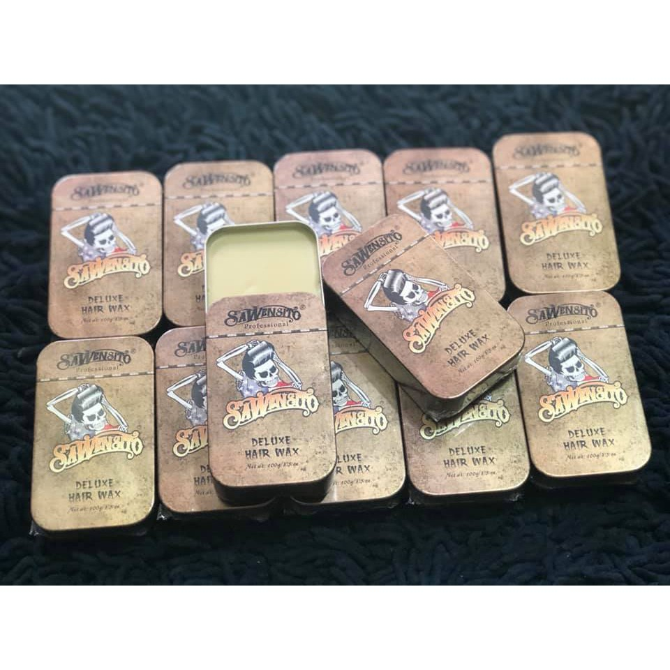 Sáp Vuốt Tóc Sawensito Vàng Deluxe Hair Wax 100gr. Tạo Kiểu, Giữ Nếp Cho Tóc. Hàng Chính Hãng Lamyra