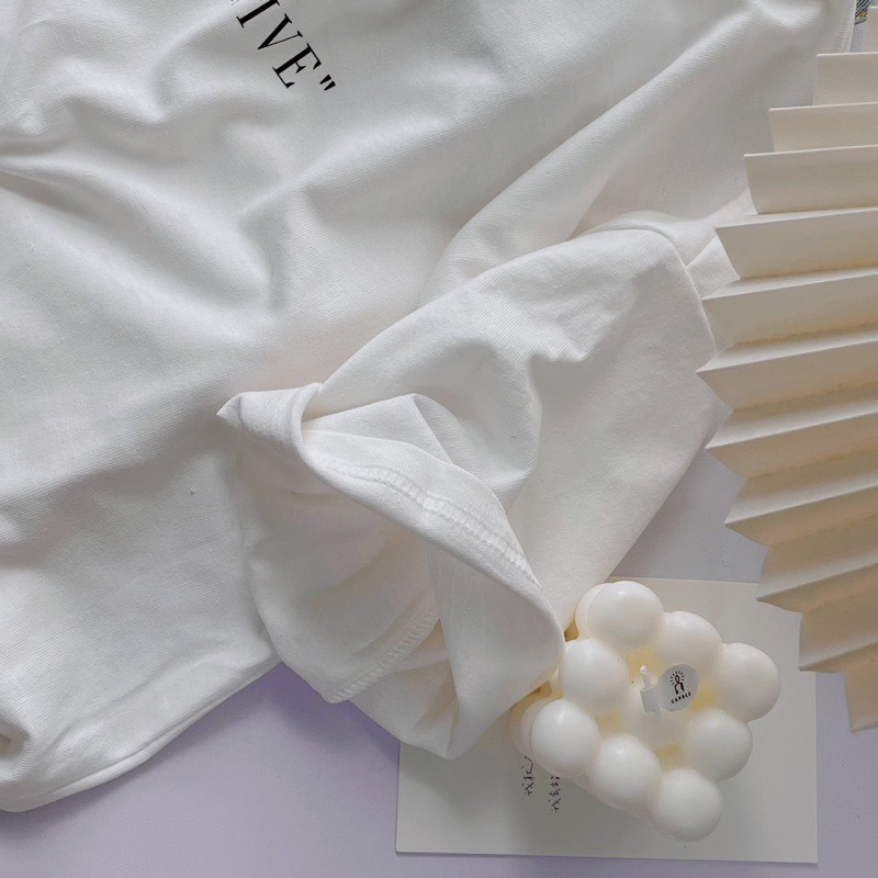 Áo thun phông nữ nam 3158 KONOVA form to rộng unisex chất liệu cotton thoáng mát in chữ