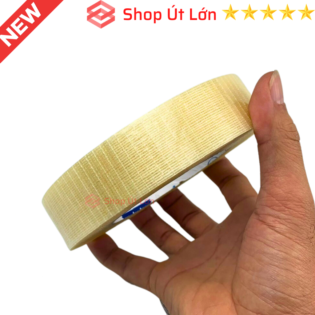 1 Cuộn băng keo sợi thủy tinh, rộng 3cm, dài 50 mét, lõi siêu mỏng, nặng 280gram