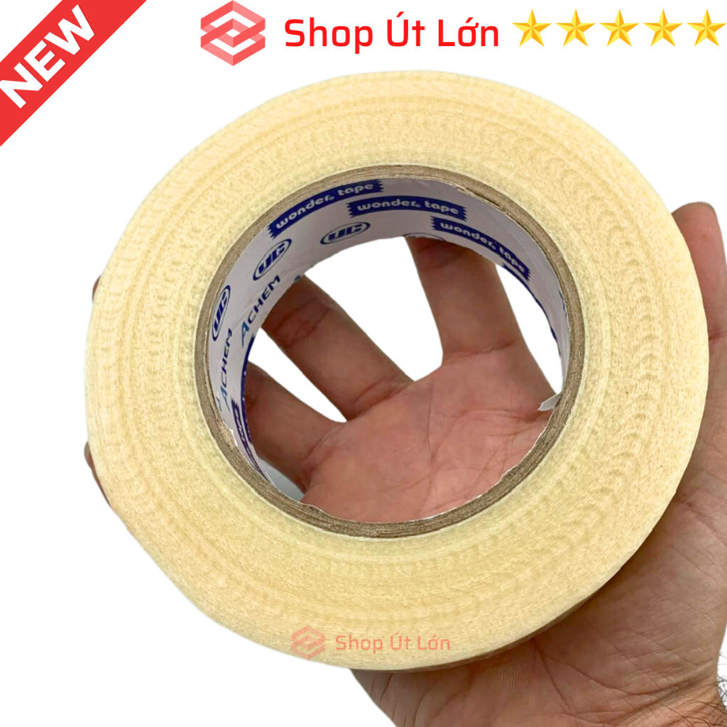 1 Cuộn băng keo sợi thủy tinh, rộng 3cm, dài 50 mét, lõi siêu mỏng, nặng 280gram