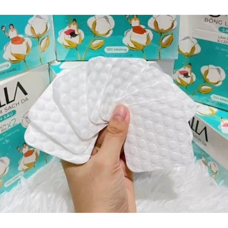 Bông tẩy trang Calla 80 miếng , 150 miếng / hộp
