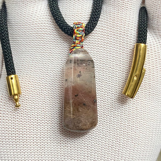 Dây chuyền Thạch anh Tóc Ưu linh - Rutile in Quart stone pendant