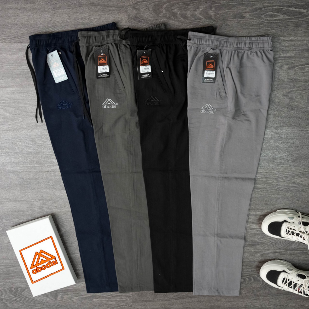 Quần dài nam, quần thể thao nam chất liệu gió giãn cao cấp  có túi sau - 199X Fashion
