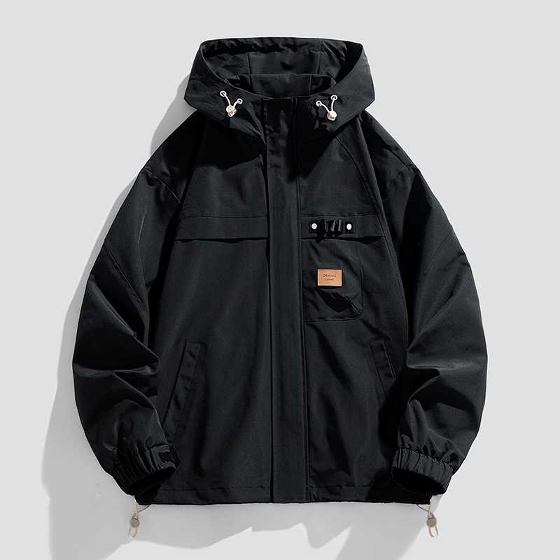 Áo Khoác Big Size Nam REVERED  - Áo Khoác Gió Nam 2 Lớp Kháng Nước với Nón, Chống Nắng và Chống Nước KG3