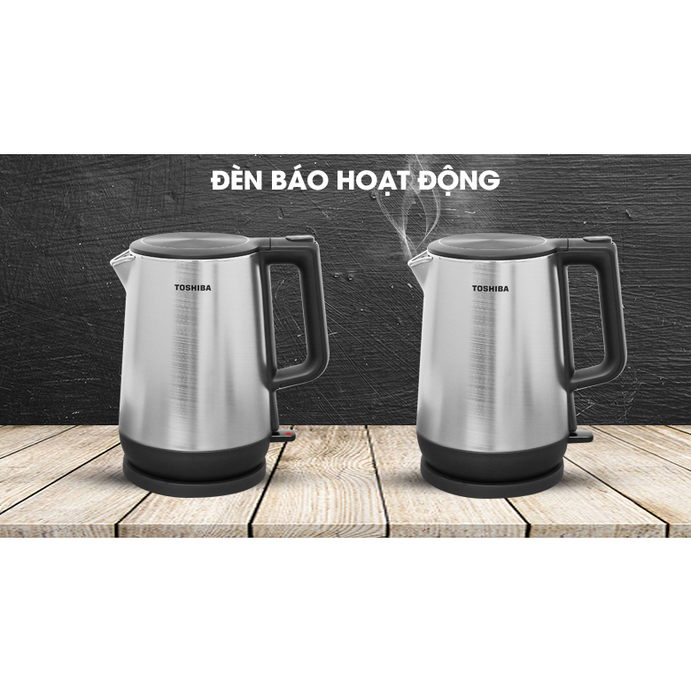 Bình đun siêu tốc Toshiba 1.5 lít KT-15DS1PV