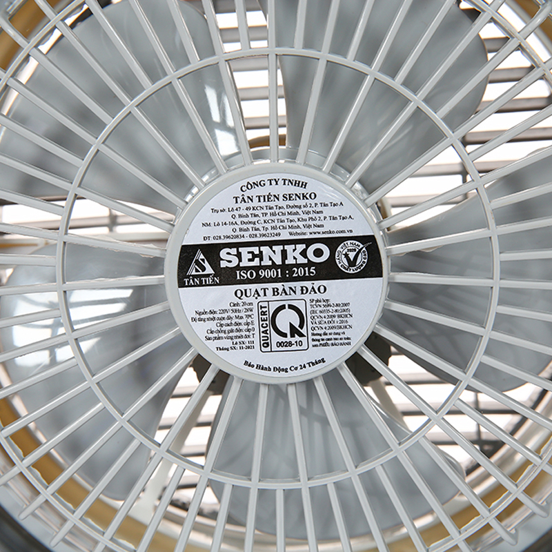 Quạt bàn đảo SENKO 28W tiện lợi 2 tốc độ gió - Hàng chính hãng - Màu ngẫu nhiên