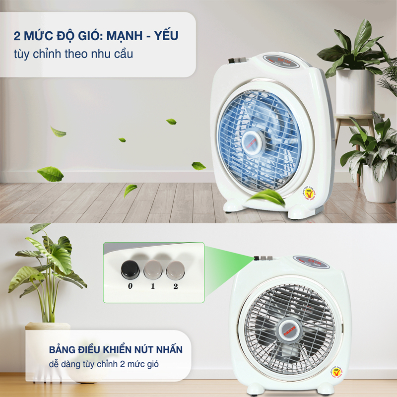 Quạt bàn đảo SENKO 28W tiện lợi 2 tốc độ gió - Hàng chính hãng - Màu ngẫu nhiên