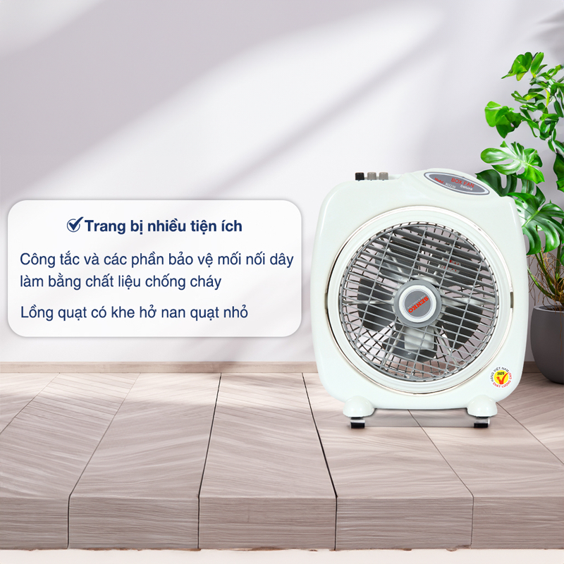 Quạt bàn đảo SENKO 28W tiện lợi 2 tốc độ gió - Hàng chính hãng - Màu ngẫu nhiên