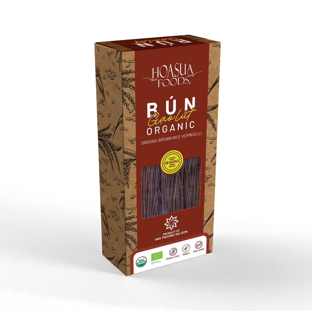 Phở - Bún - Nui Gạo Trắng / Gạo Lứt / Rau Chùm Ngây Ăn Liền Hữu Cơ HOA SỮA FOODS Cho Bé Ăn Dặm