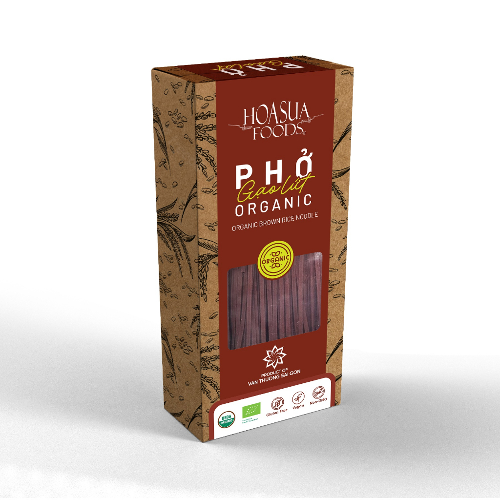 Phở - Bún - Nui Gạo Trắng / Gạo Lứt / Rau Chùm Ngây Ăn Liền Hữu Cơ HOA SỮA FOODS Cho Bé Ăn Dặm