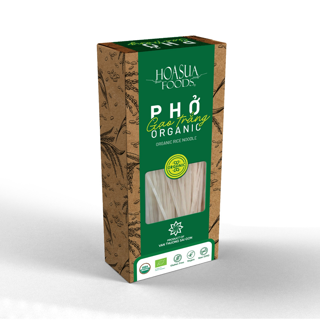 Phở - Bún - Nui Gạo Trắng / Gạo Lứt / Rau Chùm Ngây Ăn Liền Hữu Cơ HOA SỮA FOODS Cho Bé Ăn Dặm