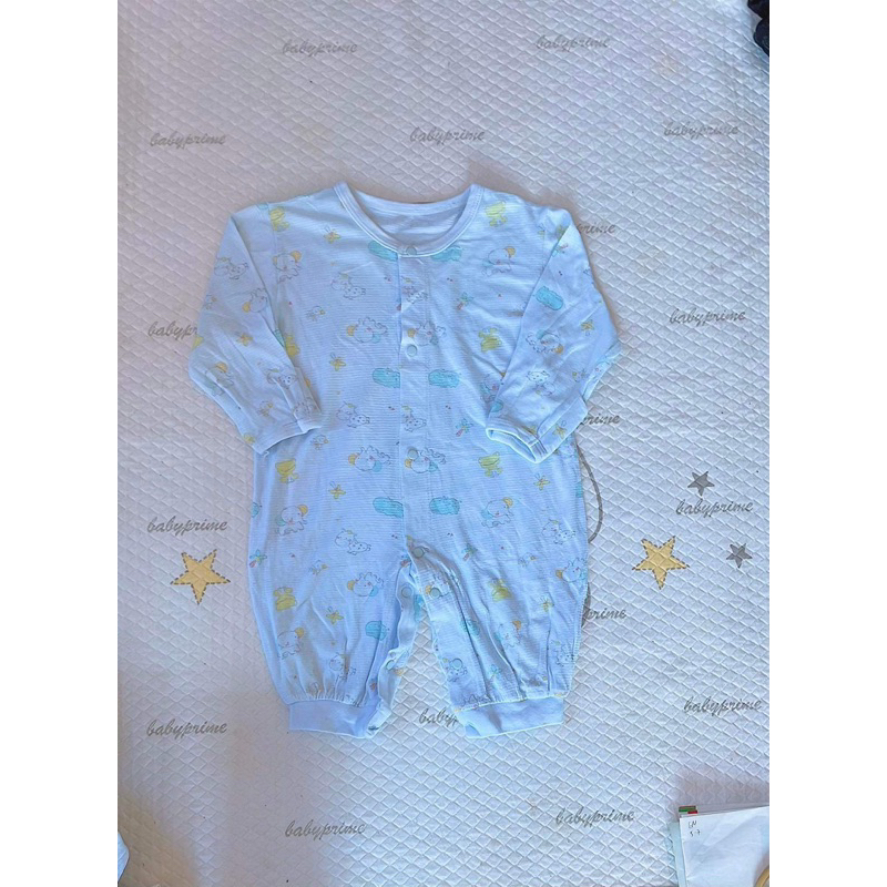 Bộ Body  dài tay chất thông hơi, sợi tre siêu mỏng mát cho bé trai bé gái