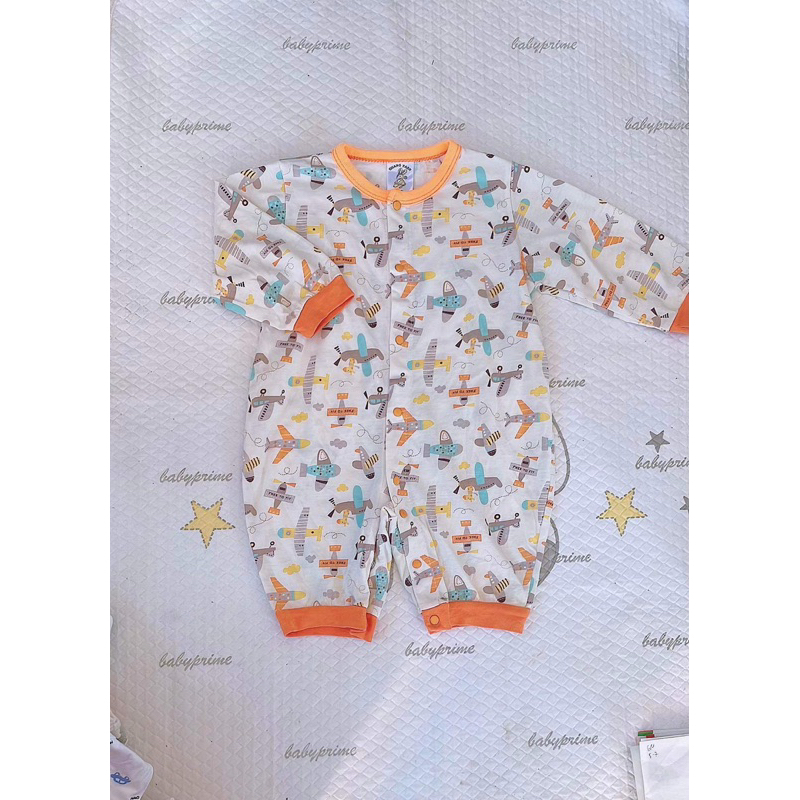 Bộ Body  dài tay chất thông hơi, sợi tre siêu mỏng mát cho bé trai bé gái