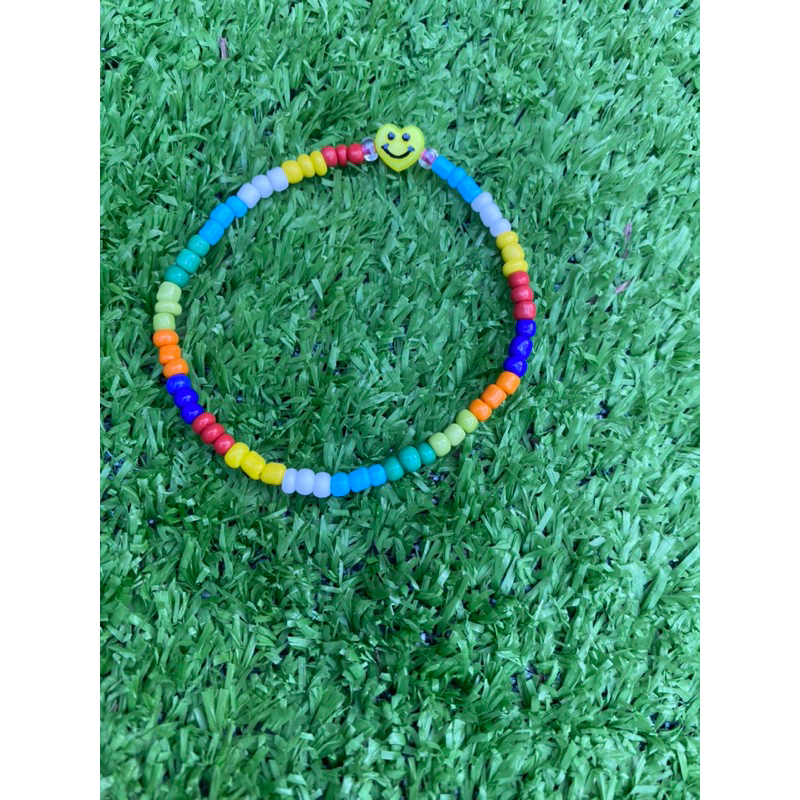 Lắc chân , vòng cổ chân hạt cườm hình hoa