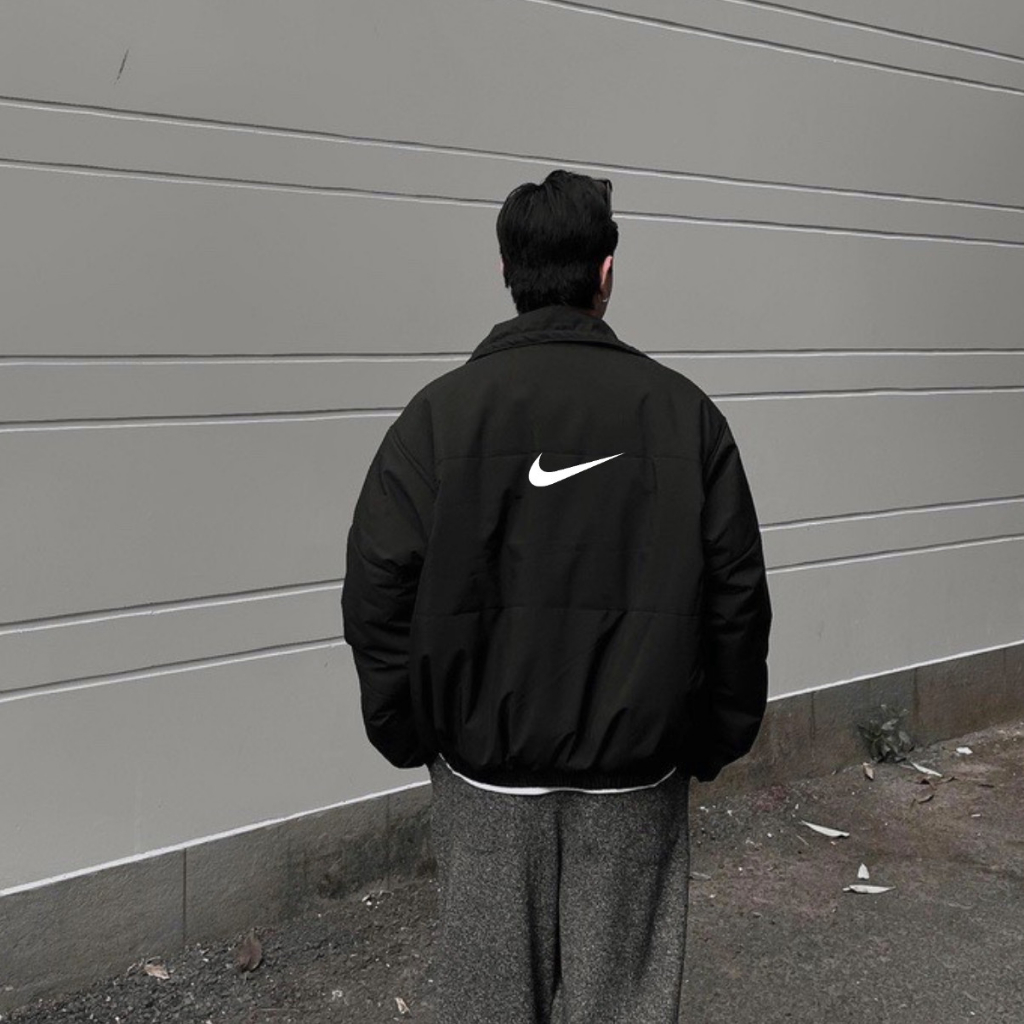 Áo phao NIKE logo thêu ,Áo khoác phao nike béo nam nữ cao cấp,hàng xịn latizia.vn