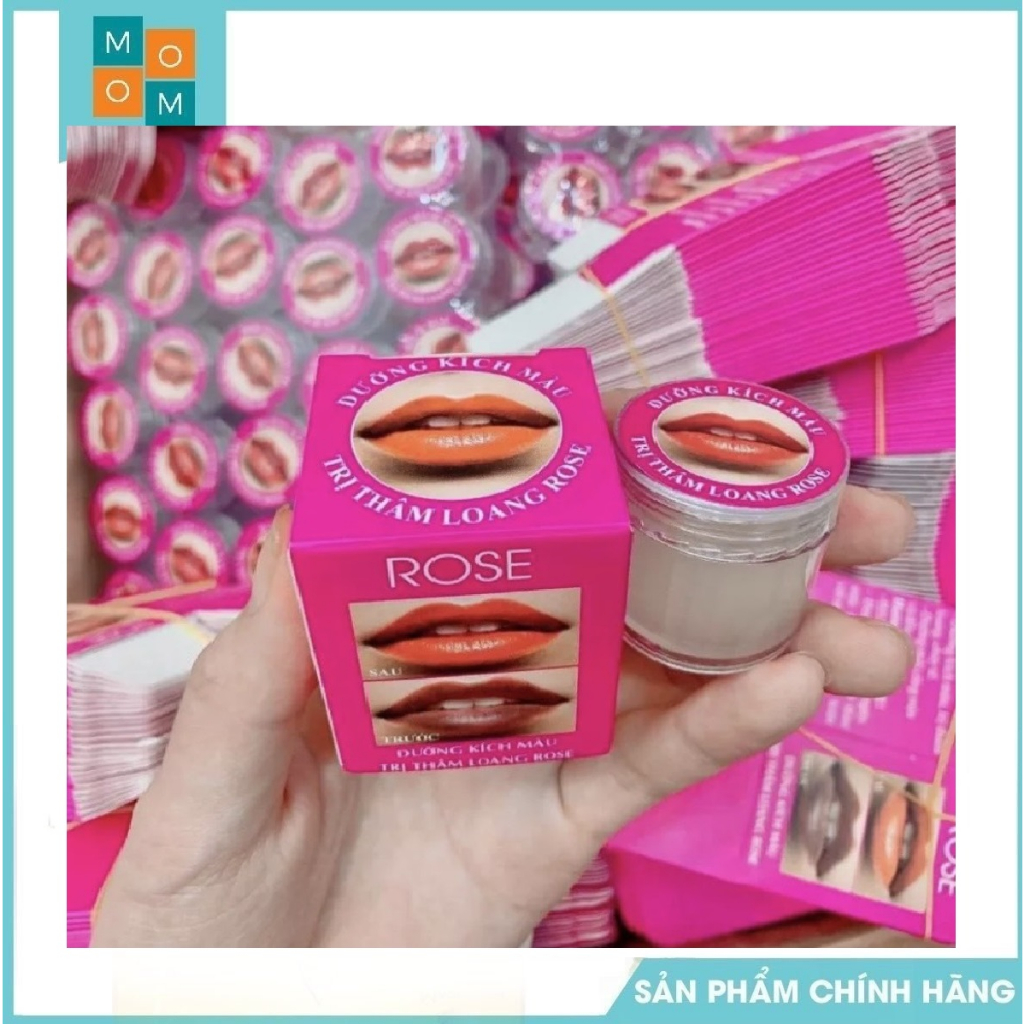 Son dưỡng môi, giảm thâm, kích màu thâm loang ROSE