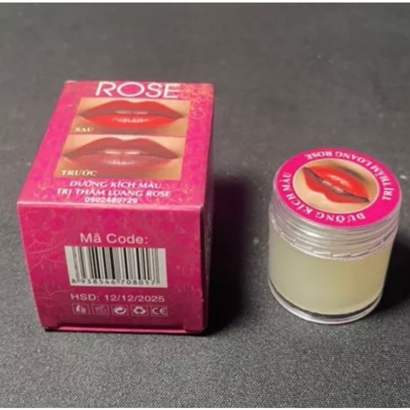 Son dưỡng môi, giảm thâm, kích màu thâm loang ROSE