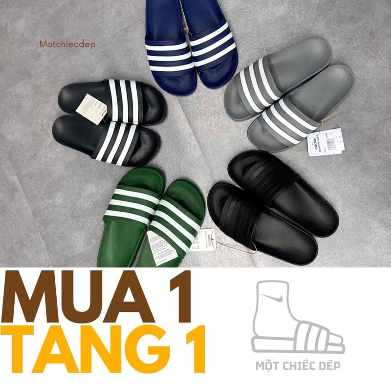 DÉP ADIDAS ADILETTE AQUA SLIDES - DÉP ĐÚC CAO SU QUAI NGANG - CHỐNG THẤM NƯỚC - HÀNG CÓ SẴN