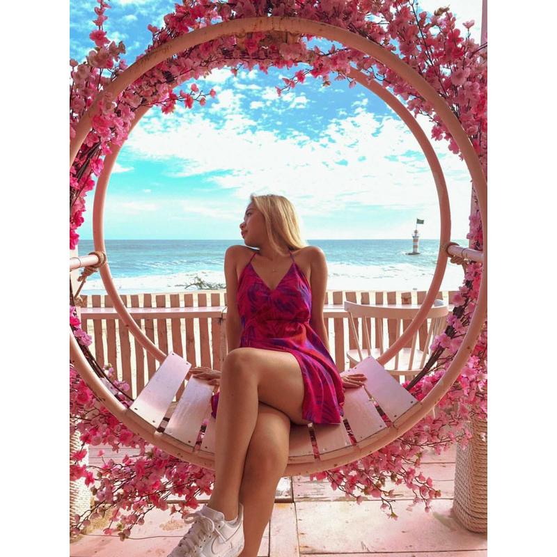 CARRÉ FLORAL DRESS - Váy Voan Hoa