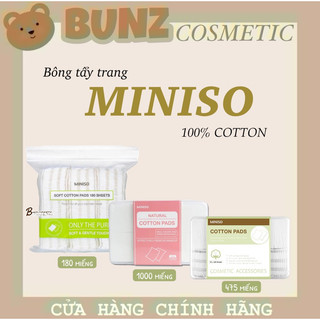 Bông toner, tẩy trang Miniso 100% cotton
