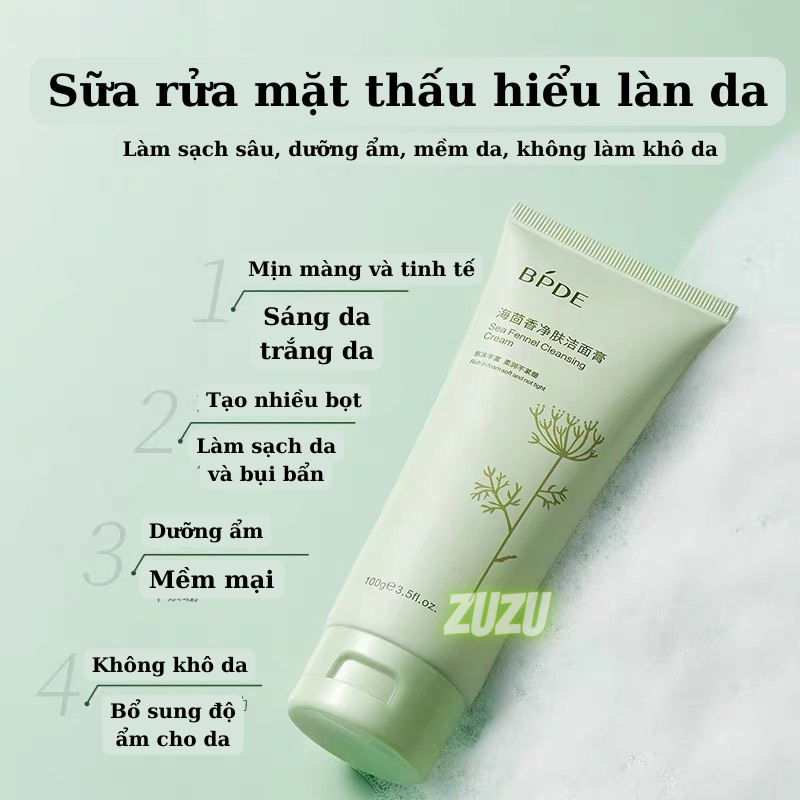 Sữa Rửa Mặt Chiết Xuất Rau Má Bạc hà với PH Dịu Nhẹ Làm Sạch Sâu Da Centella Ampoule Foam