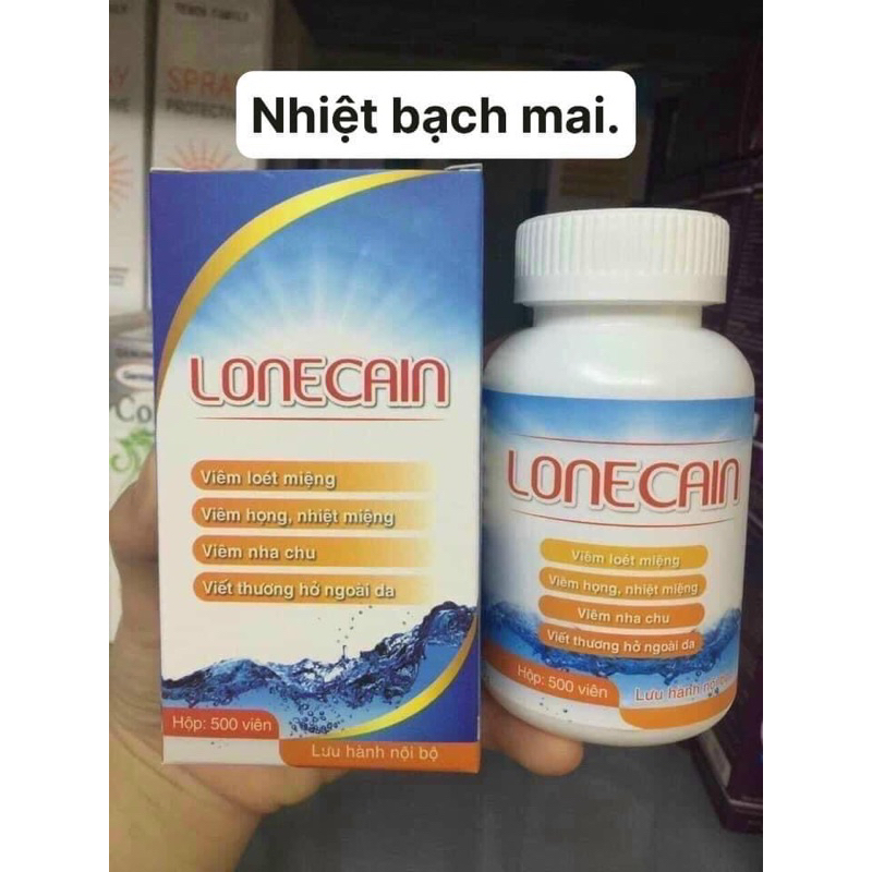 Viên nhiệt Bạch Mai Lomecain lọ 500viên.