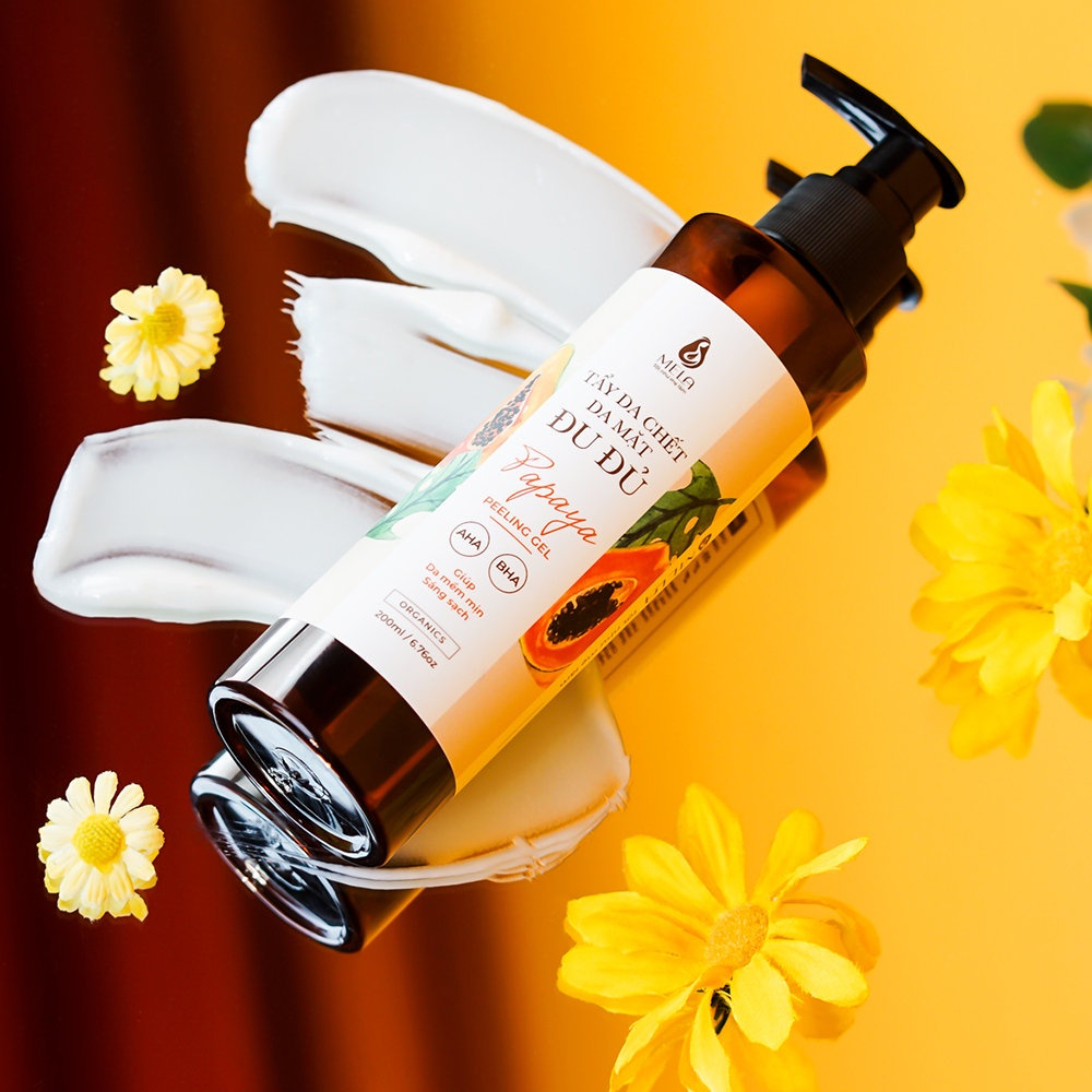 Combo Sữa Rửa Mặt Mela + Tẩy Da Chết Làm Sạch Sâu Ngăn Ngừa Mụn Sáng Mịn Da