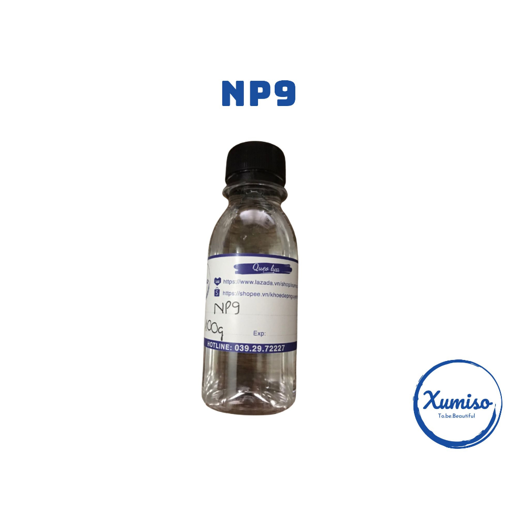 NP9 - Chất hoạt động bề mặt - nguyên liệu mỹ phẩm Xumiso 100G