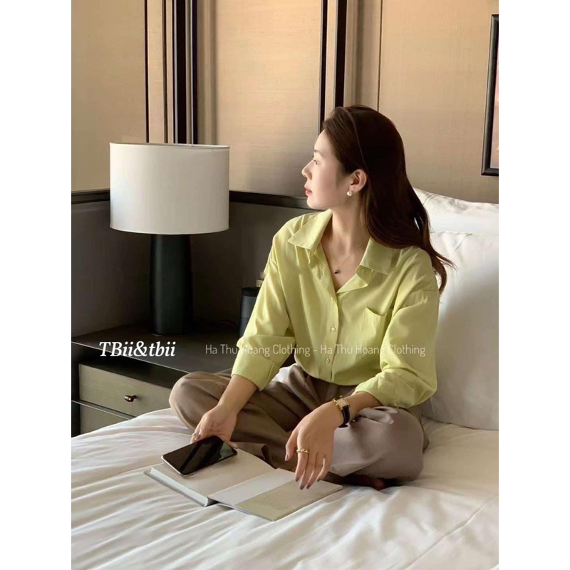 Áo Sơmi Thô Lụa Mềm Ha Thu Hoang