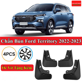 Chắn Bùn Ford Territory 2022-2023 Chất Liệu Nhựa Dẻo Bộ 4 Chiếc Có Kèm Ốc Vít