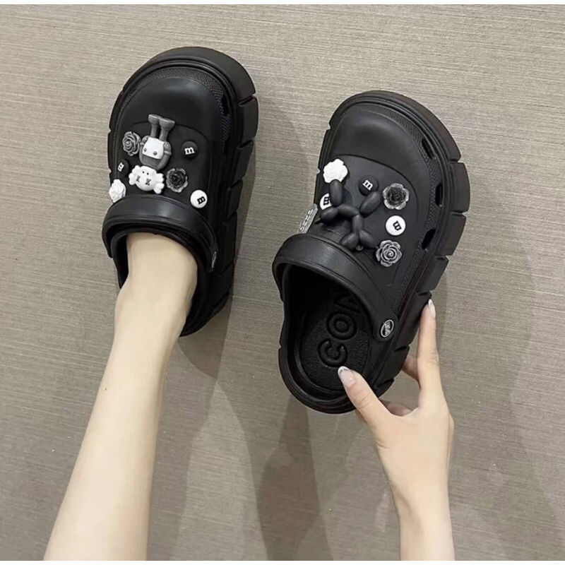 Dép cross đế cao