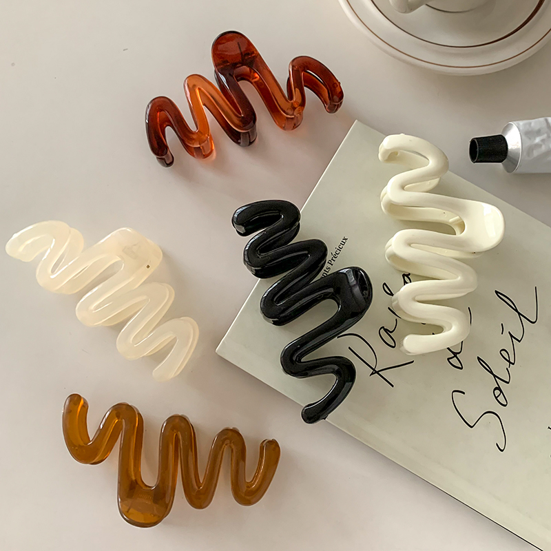 Kẹp Tóc Càng Cua Cá Mập Hình Sóng HGVN Kẹp Sau Đầu Phong Cách Hàn Quốc Dành Cho Cho Nữ