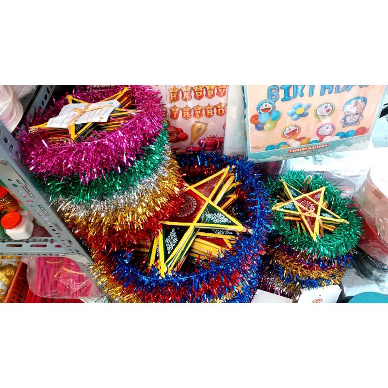 Đèn ông sao 5 cánh thủ công 25cm-40cm-60cm