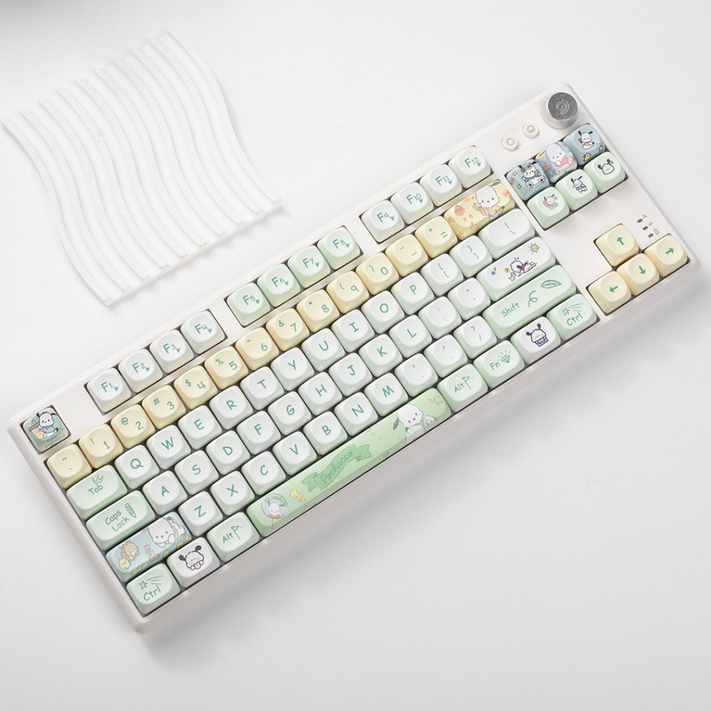 Keycap MOA nhựa PBT hình chó cute, mèo cute, Nút bàn phím cơ profile MOA